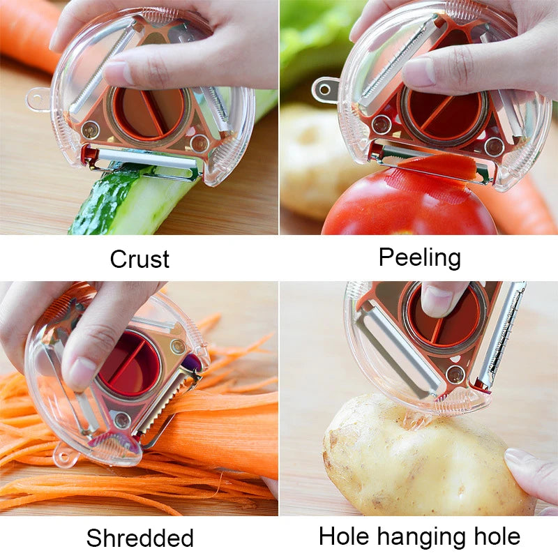 3-in-1 Vegetable Peeler & Grater Set