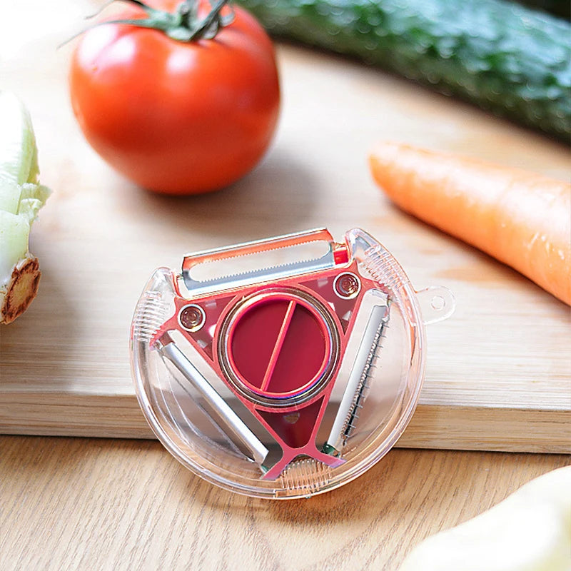 3-in-1 Vegetable Peeler & Grater Set