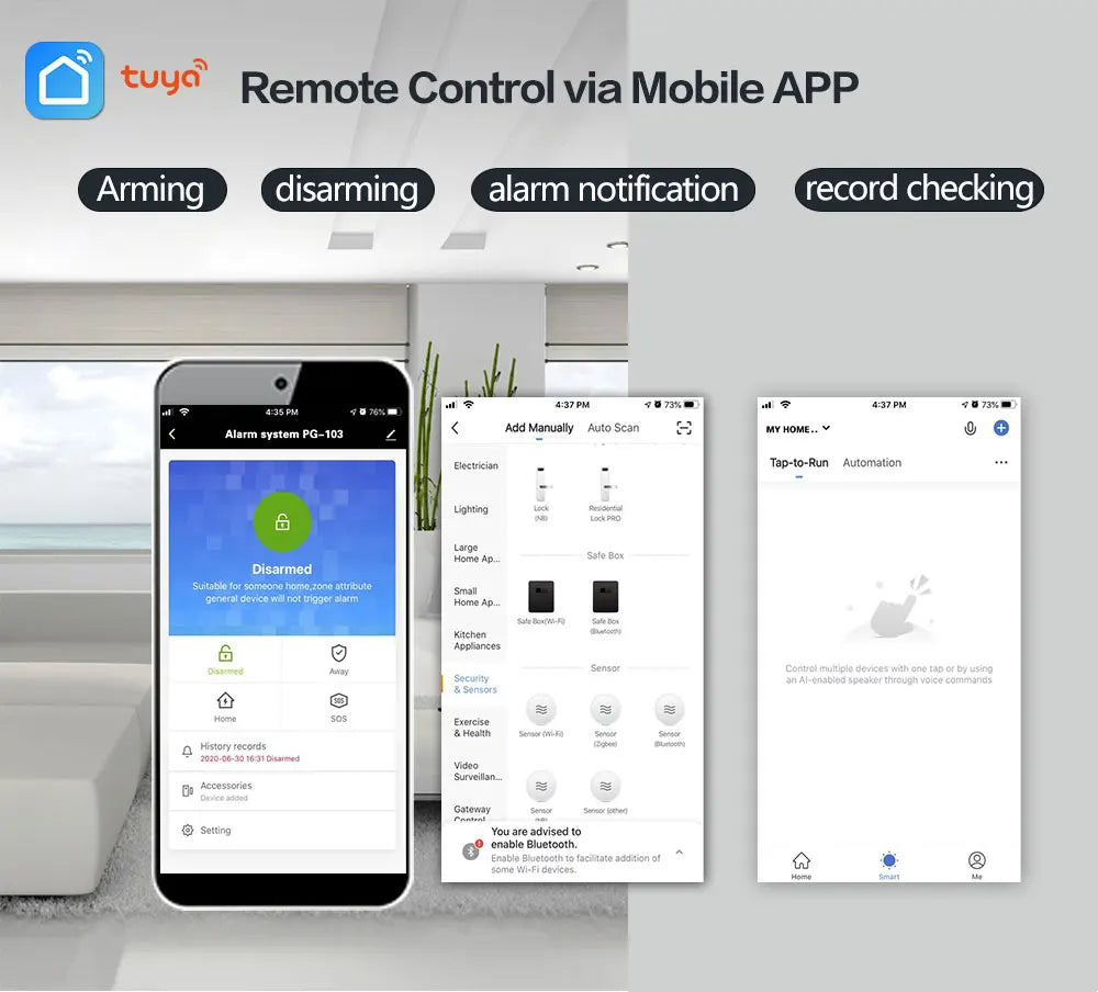 4G WiFi Smart Home Security Alarm System