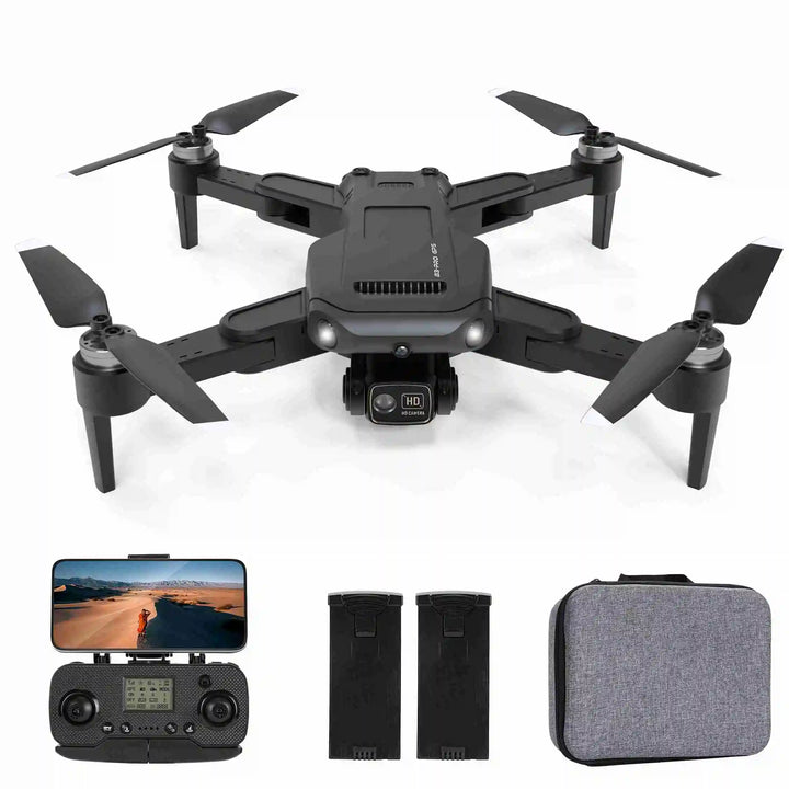 GPS RC Drone with Brushless Motor & 2 Batteries