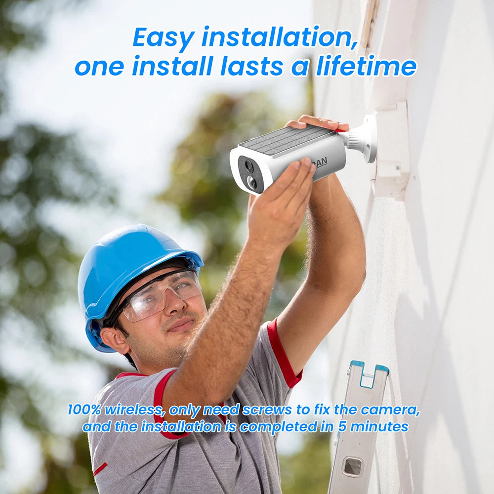 ANRAN Wireless Solar Security Camera Set – 3MP  Product Description (Bullet Points):