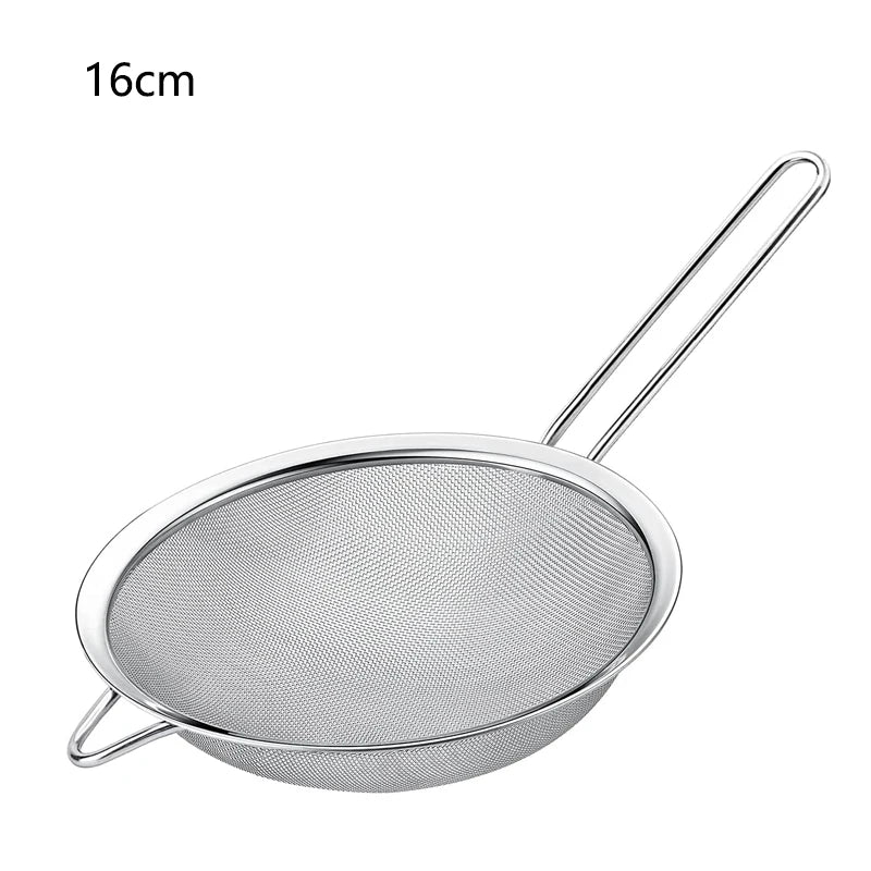 Stainless Steel Fine Mesh Strainer Set (1–4pcs)