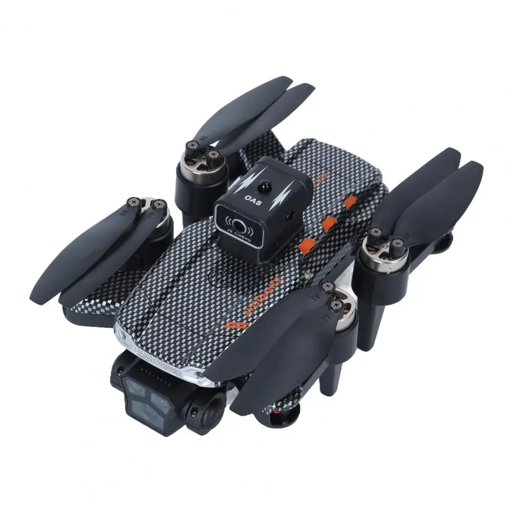 Foldable Smart Drone with 3 Cameras & Obstacle Avoidance