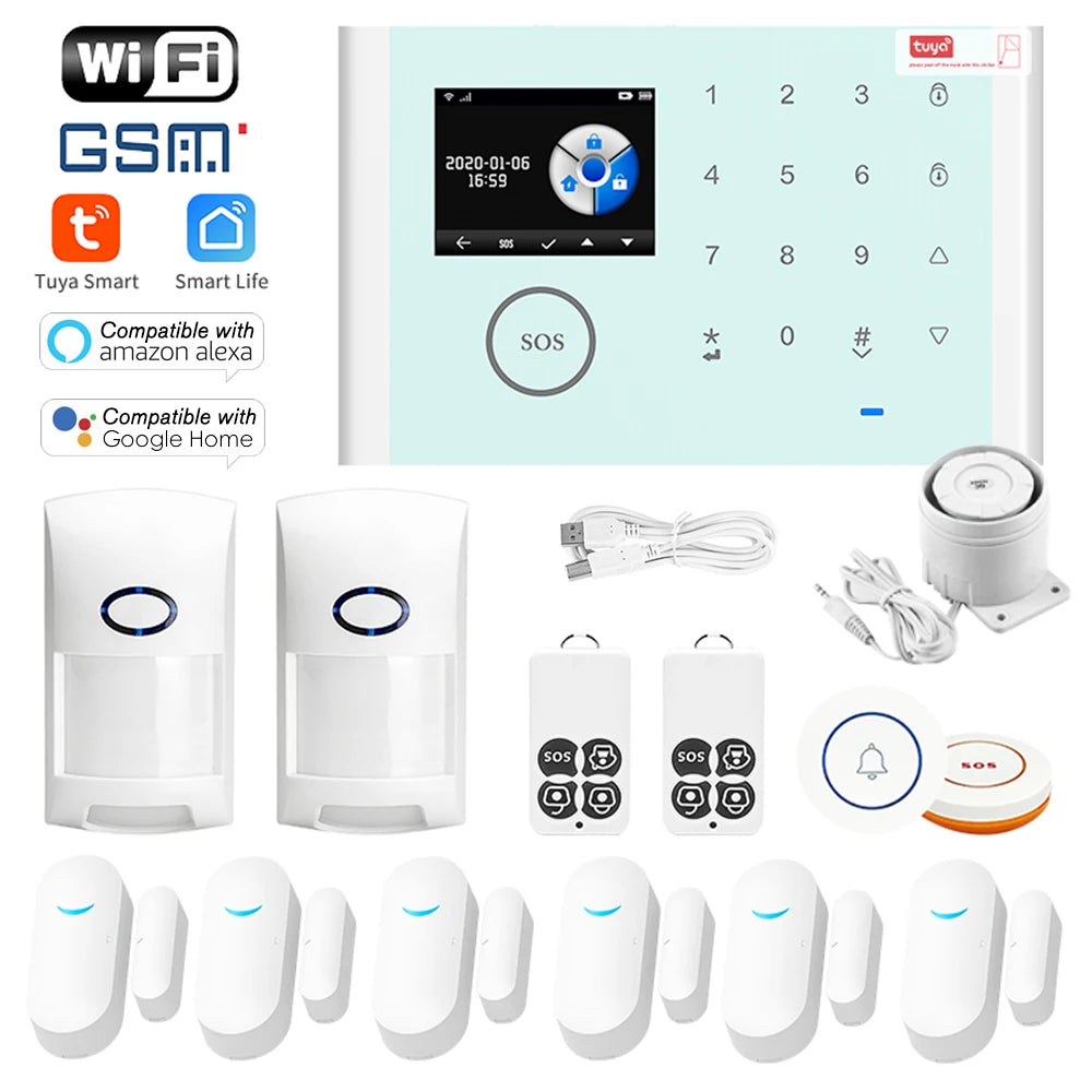 CS118 3-in-1 Smart Home Alarm System (WiFi/GSM/GPRS)