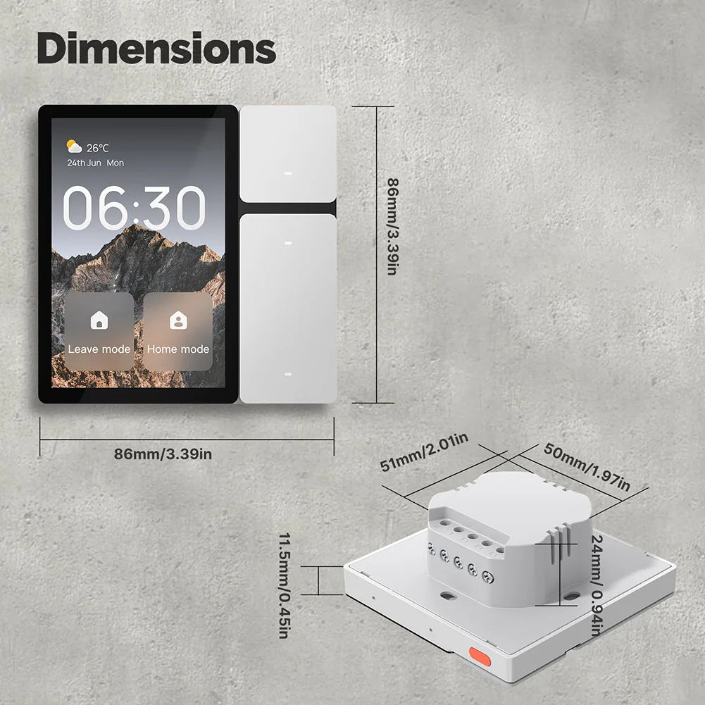 Tuya WiFi Smart Touch Panel IR Scene Controller