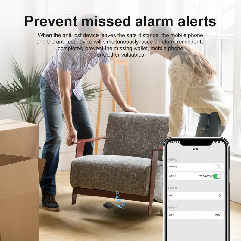Mini Bluetooth GPS Tracker – Smart Finder for Kids, Bags & Wallets