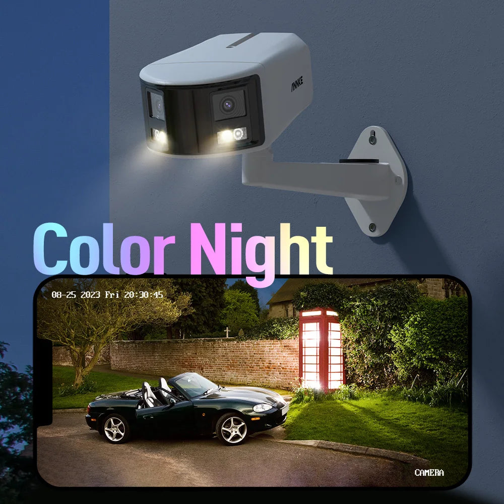 ANNKE 8MP Dual-Lens 4K PoE Outdoor Security Camera