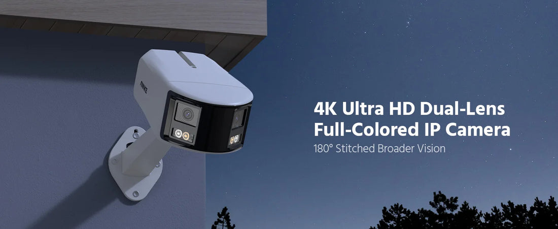 ANNKE 8MP Dual-Lens 4K PoE Outdoor Security Camera