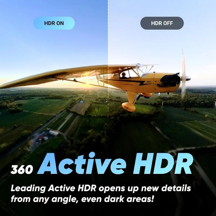 X3 Waterproof 360 Action Camera – 5.7K HDR