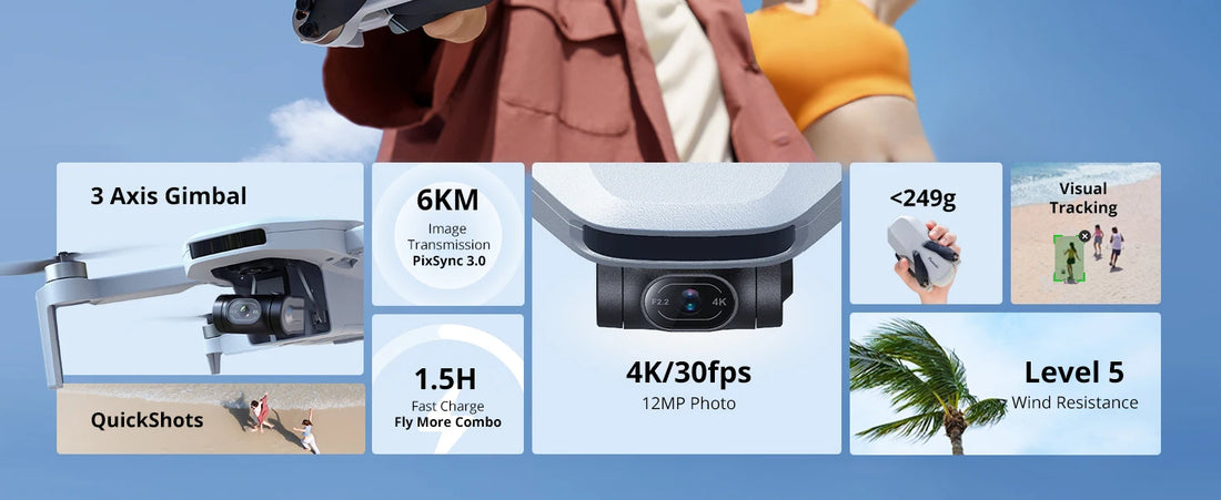 Potensic C0 Mini Drone with 4K Camera & 3-Axis Gimbal