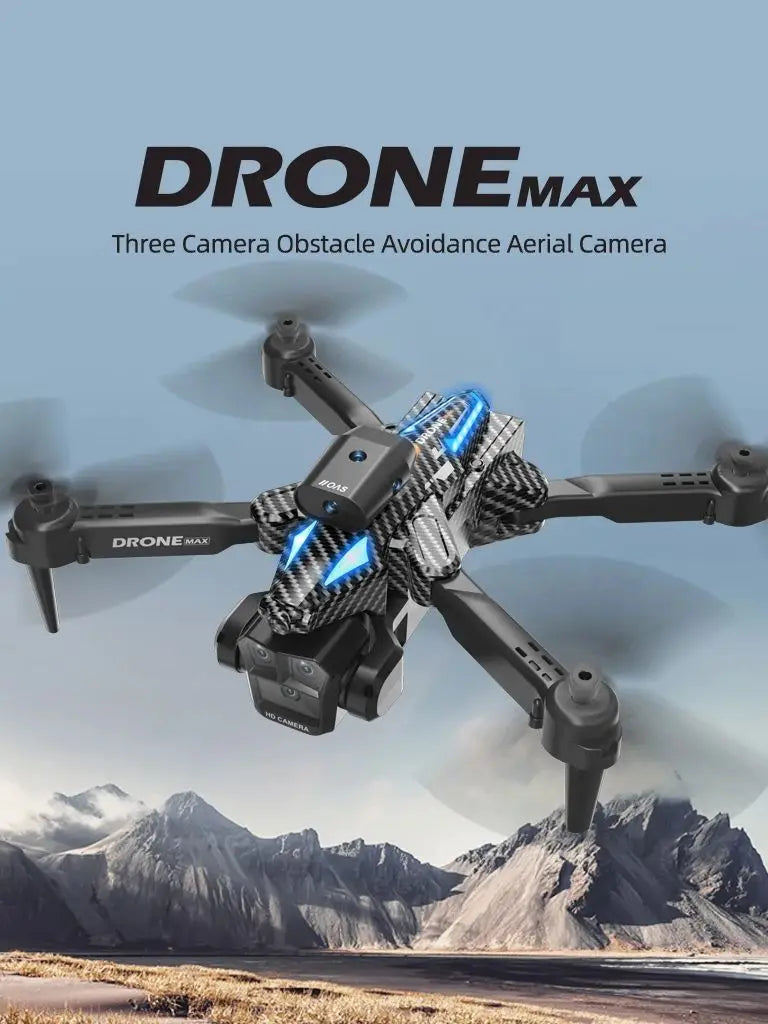 C10 Folding Drone with 360° Obstacle Avoidance & 2 Batteries
