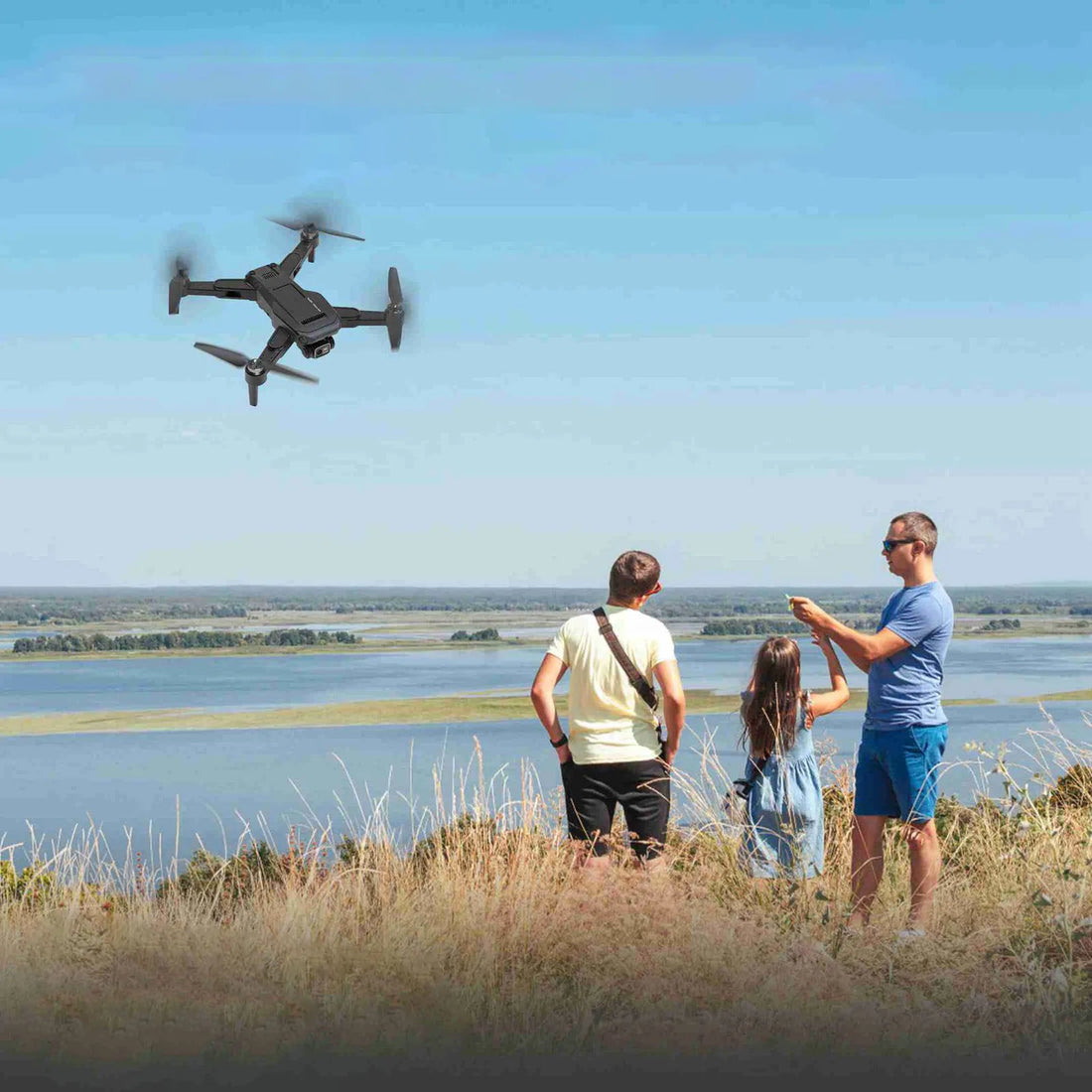 GPS RC Drone with Brushless Motor & Dual Batteries