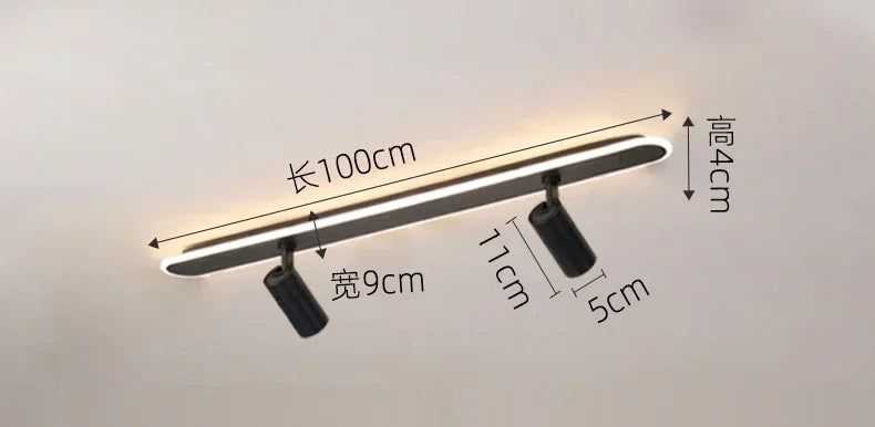 Nordic LED Ceiling Spotlight – Smart Room Lamp
