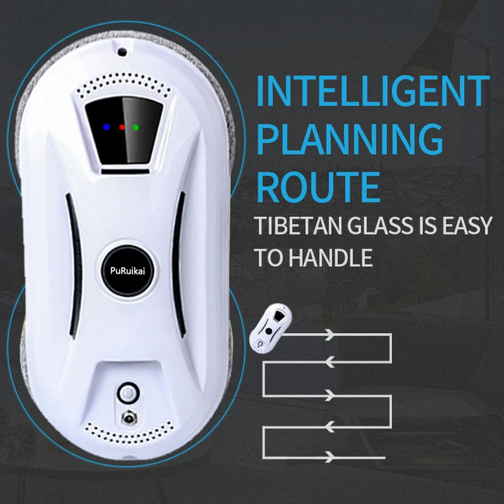 Ultra-Thin Window Cleaning Robot with Remote Control