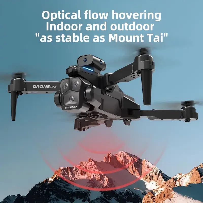 C10 Folding Drone with 360° Obstacle Avoidance & 2 Batteries