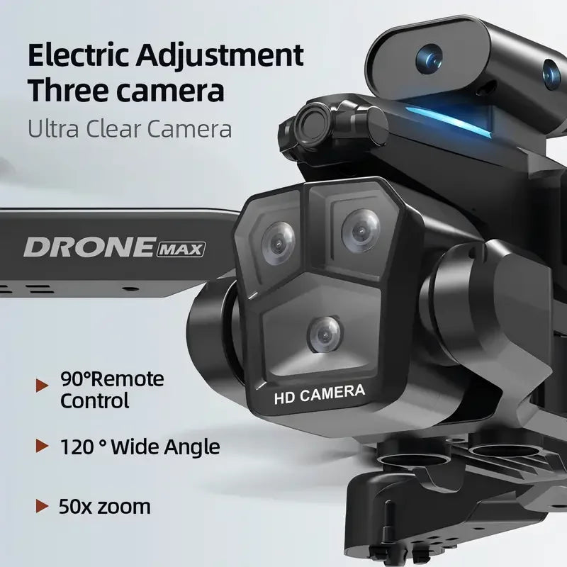 C10 Folding Drone with 360° Obstacle Avoidance & 2 Batteries