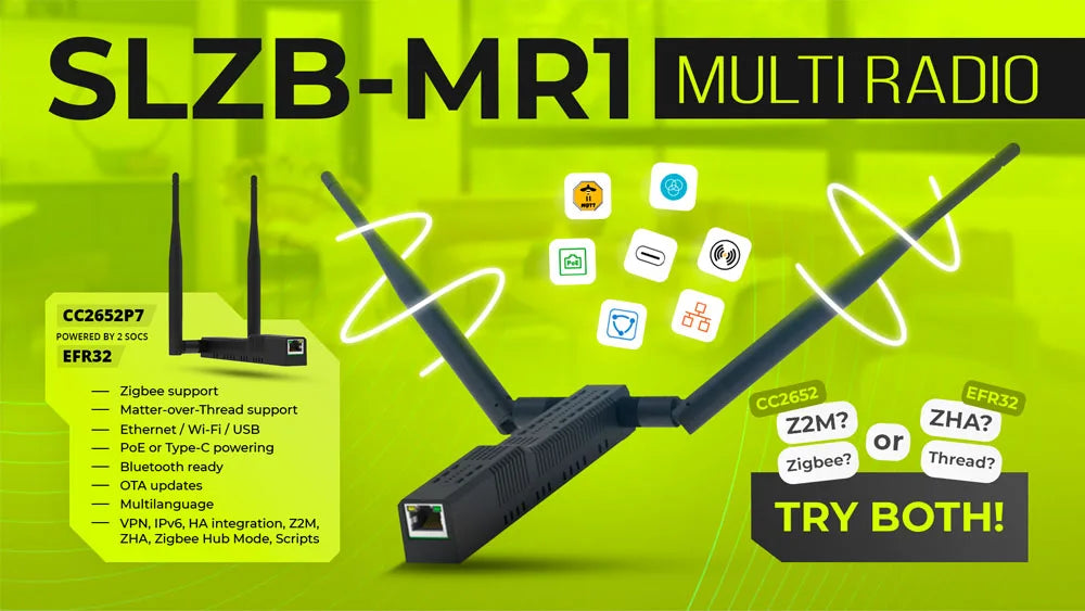 SMLIGHT SLZB-06 Zigbee 3.0 Gateway Coordinator
