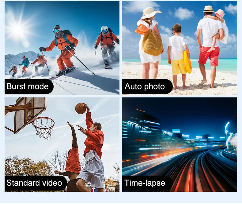 4K Ultra HD Action Camera with WiFi & Waterproof Case