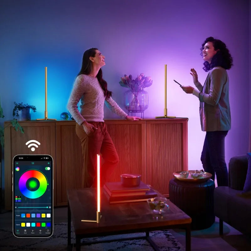 Smart RGBCW Table & Corner Lamp with Music Sync