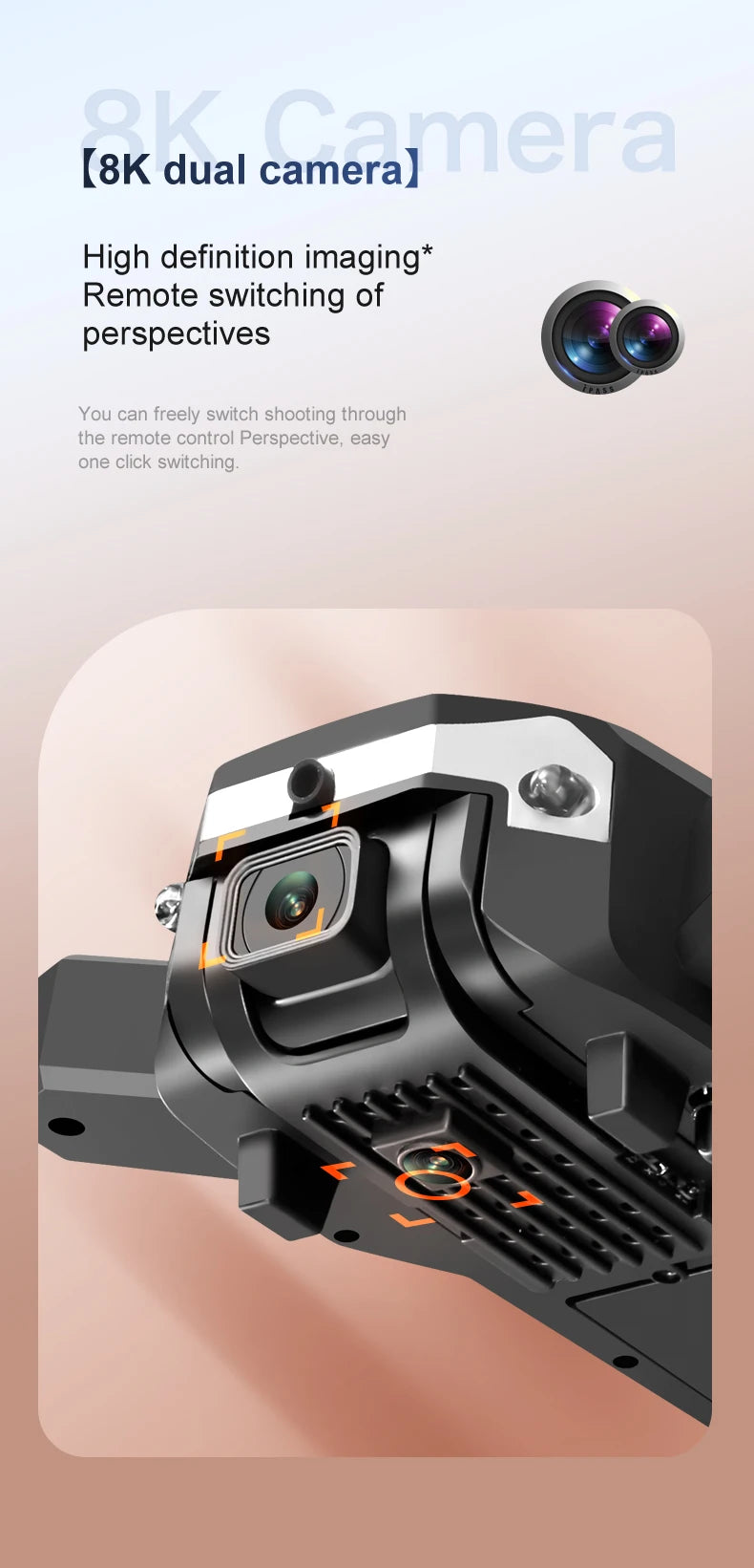 S6 Pro 5G Drone with Dual HD Cameras & Obstacle Avoidance
