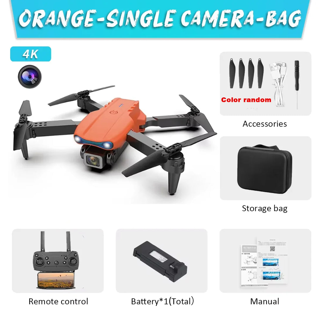 E99Pro 4K Dual Camera FPV Drone
