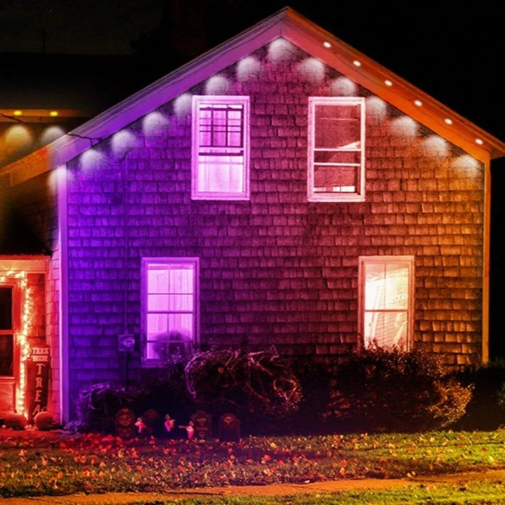 Smart Color-Changing Eave String Lights – Waterproof