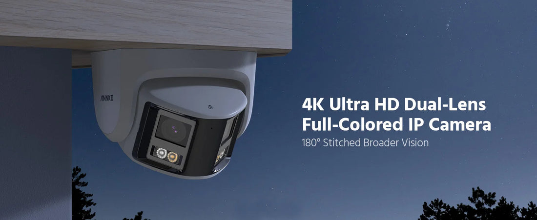 ANNKE 8MP Dual-Lens 4K PoE Outdoor Security Camera
