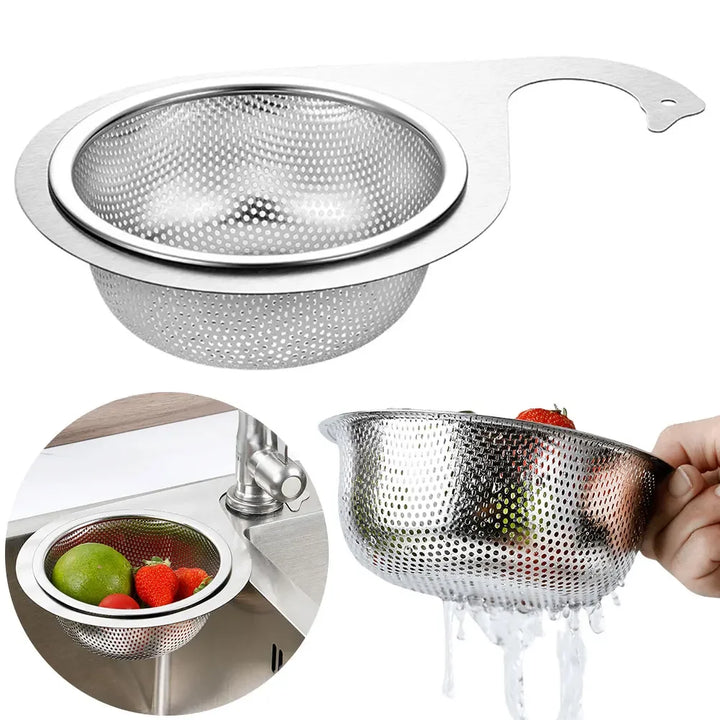 Stainless Steel Hanging Sink Strainer Rack
