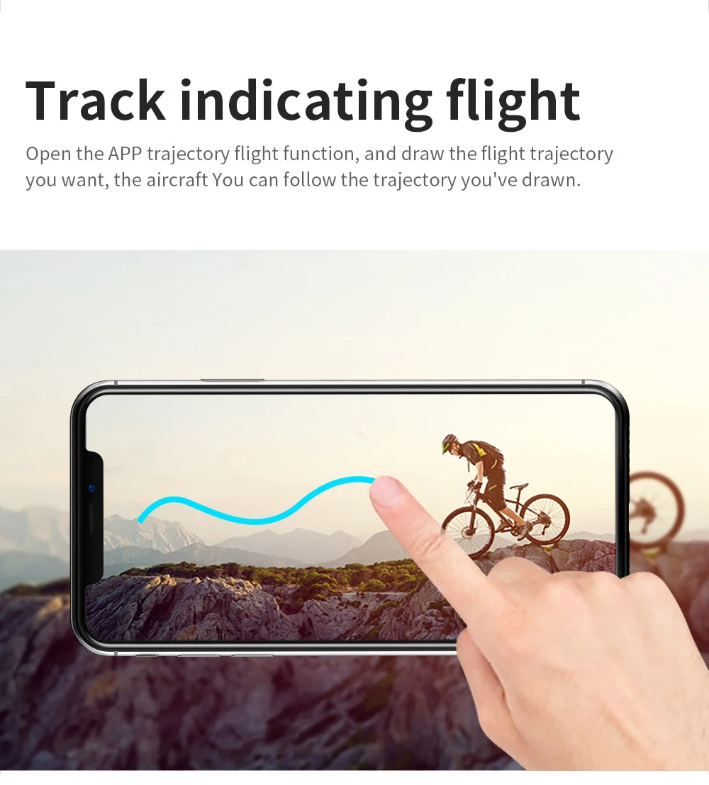KBDFA E88 4K Foldable RC Drone