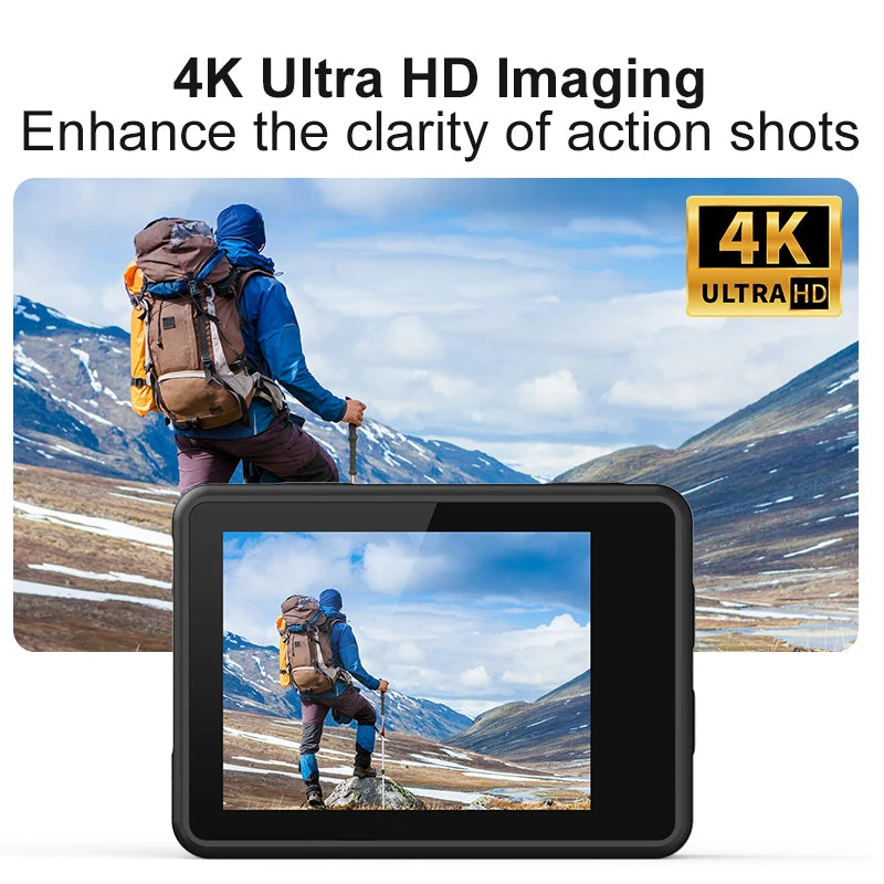 4K Ultra HD Action Camera with WiFi & Waterproof Case