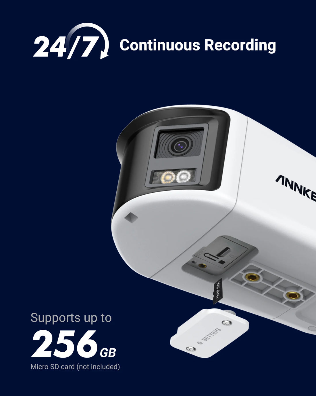 ANNKE 8MP Dual-Lens 4K PoE Outdoor Security Camera