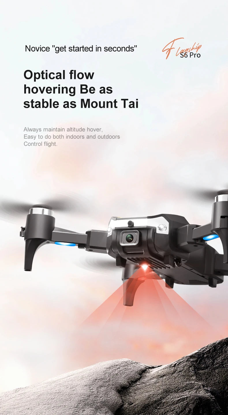 S6 Pro 5G Drone with Dual HD Cameras & Obstacle Avoidance