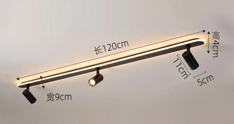 Nordic LED Ceiling Spotlight – Smart Room Lamp