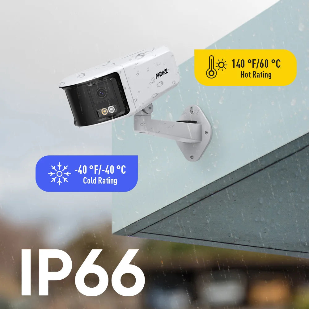 ANNKE 8MP Dual-Lens 4K PoE Outdoor Security Camera