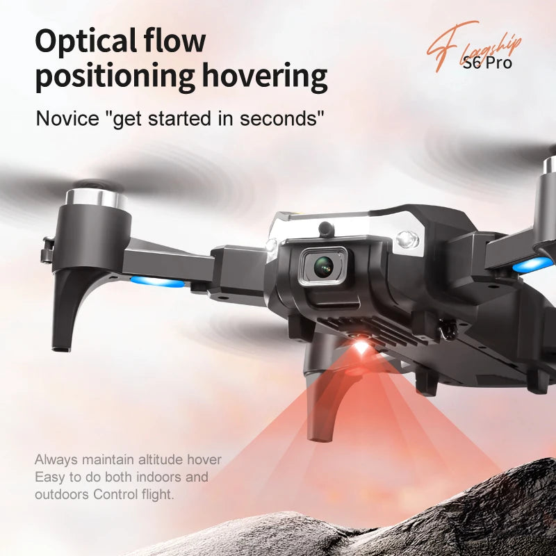 S6 Pro 5G Drone with Dual HD Cameras & Obstacle Avoidance
