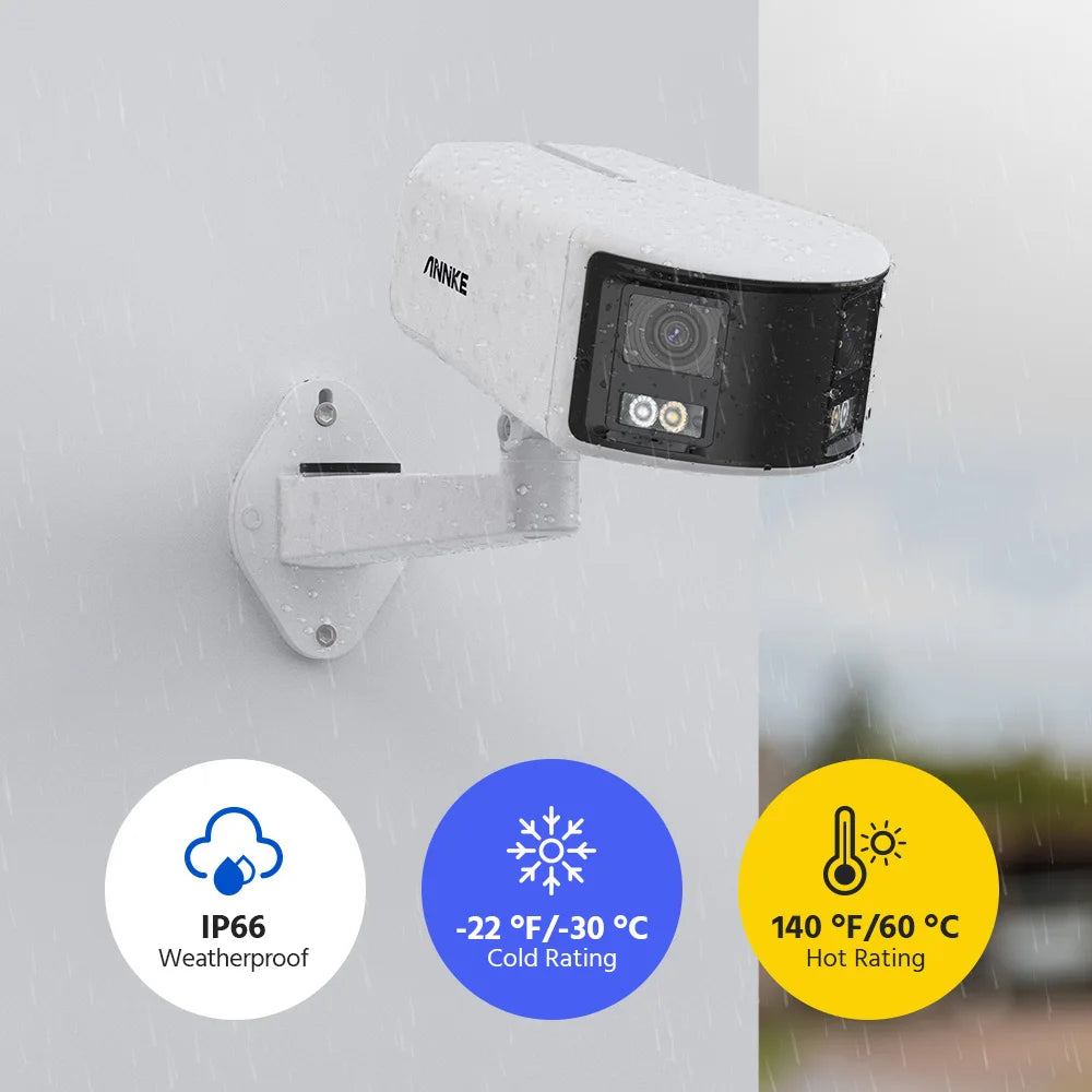 ANNKE 8MP Dual-Lens 4K PoE Outdoor Security Camera