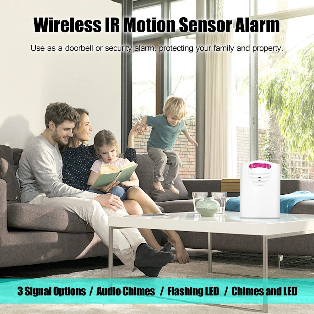 Smart Wireless PIR Motion Alarm with 120dB Siren