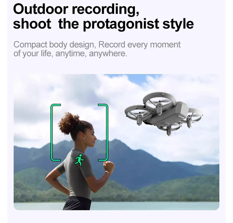 GT3 Dual-Camera Foldable Drone with Obstacle Avoidance