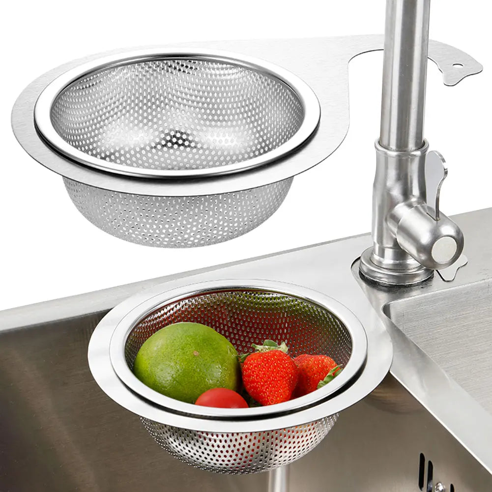 Stainless Steel Hanging Sink Strainer Rack