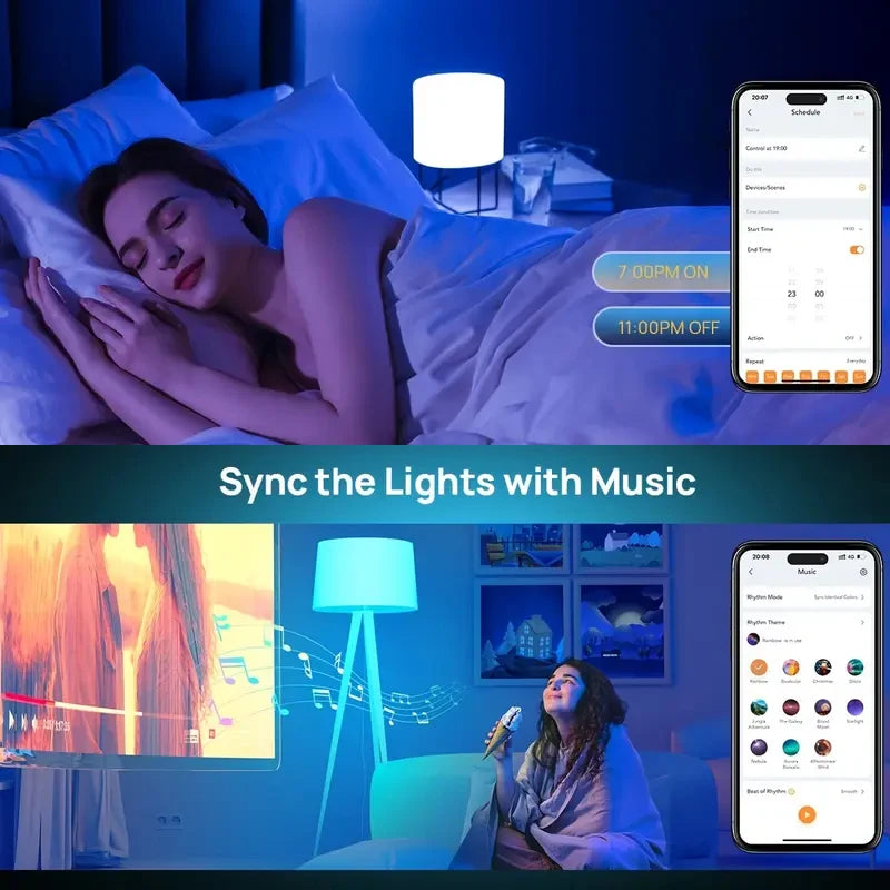 Smart A19 RGB Wi-Fi Bulb with Music Sync