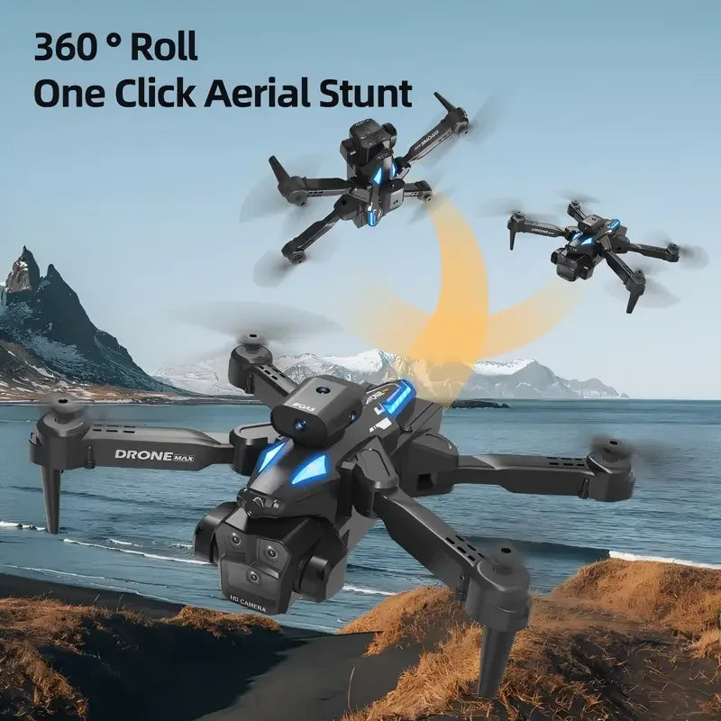 C10 Folding Drone with 360° Obstacle Avoidance & 2 Batteries