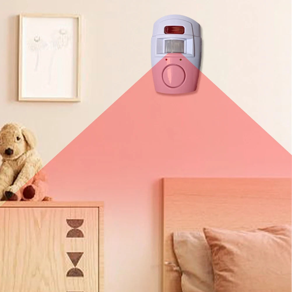 Wireless PIR Motion Sensor Alarm with 2 Remotes
