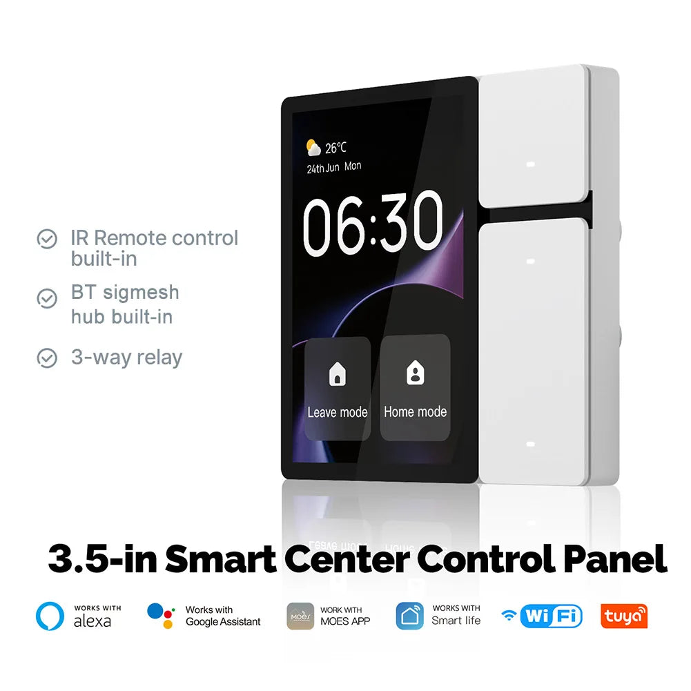 Tuya WiFi Smart Touch Panel IR Scene Controller
