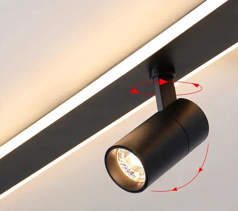Nordic LED Ceiling Spotlight – Smart Room Lamp