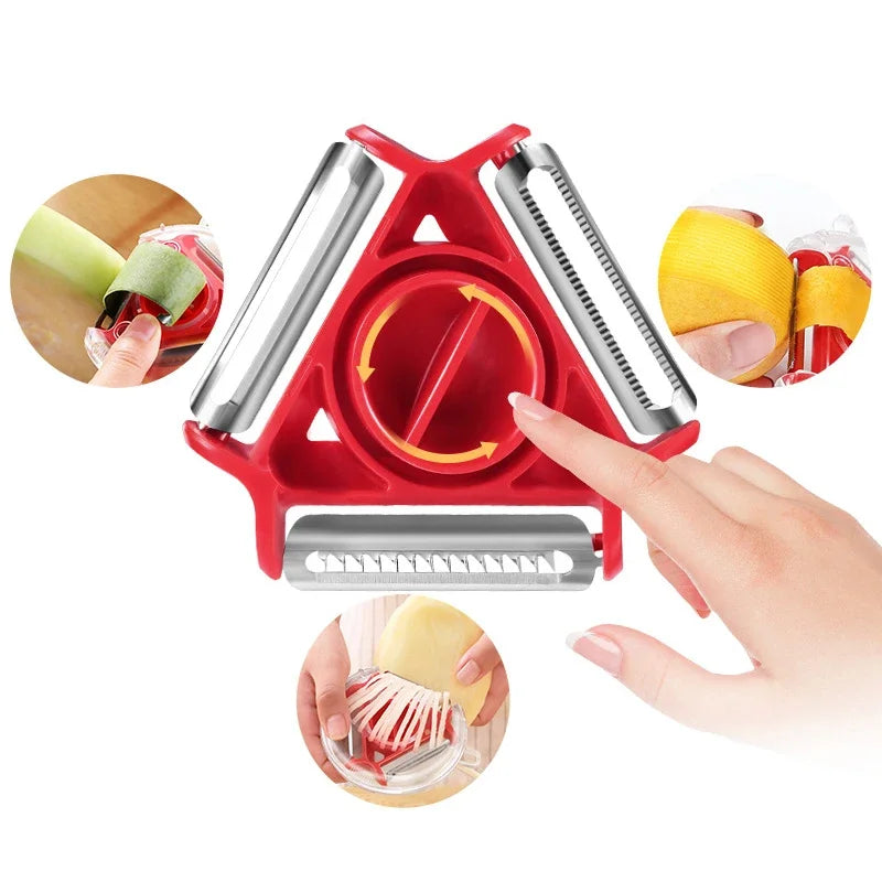 3-in-1 Vegetable Peeler & Grater Set