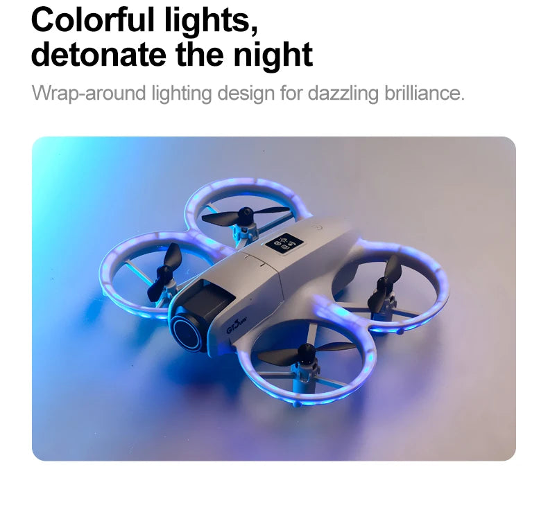GT3 Dual-Camera Foldable Drone with Obstacle Avoidance