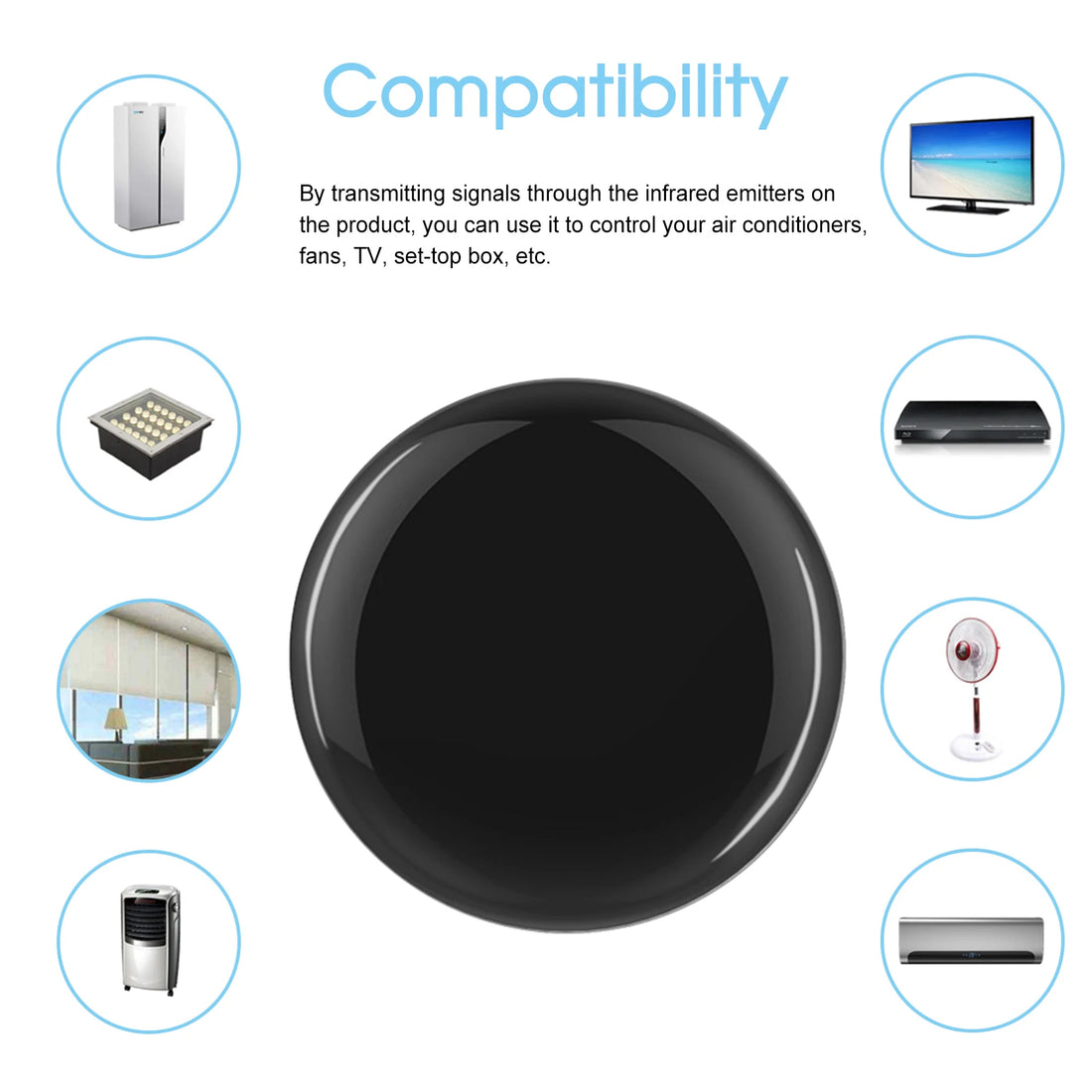 Smart WiFi IR Remote Controller with Alexa Compatibility