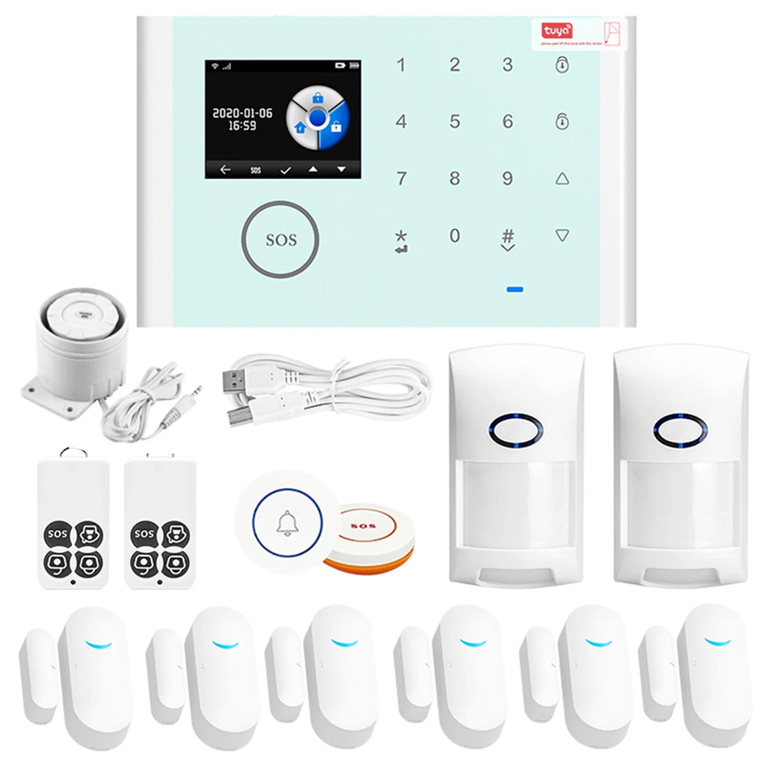 CS118 3-in-1 Smart Home Alarm System (WiFi/GSM/GPRS)