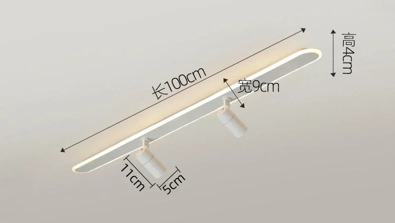 Nordic LED Ceiling Spotlight – Smart Room Lamp