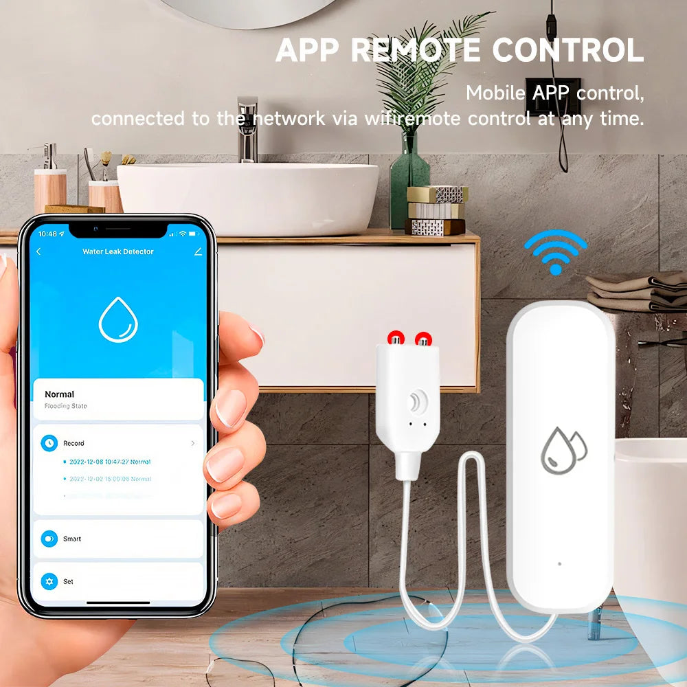 Tuya Smart Water Leak Sensor – WiFi/ZigBee